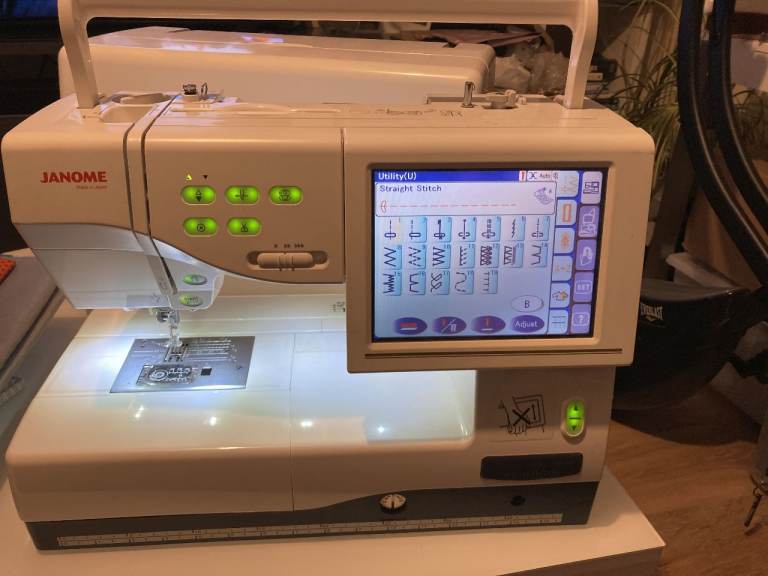 Janome MC 11000 special edition sewing embroidery machine