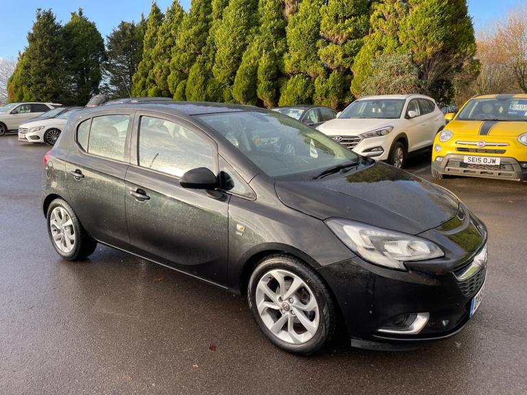2016 Vauxhall Corsa 1.4 ecoFLEX SRi 5dr Petrol Manual 5 Door Black Hatchback HATCHBACK Petrol Manual