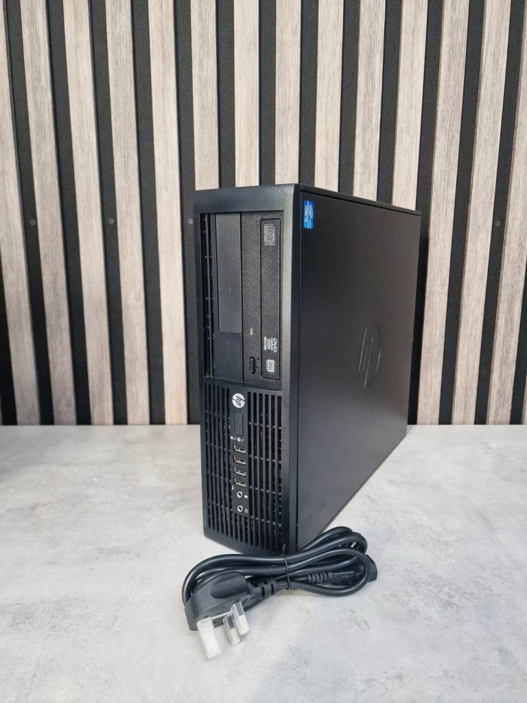 HP Compaq Pro /4300+24 Inch Monitor+ Keyboard +Mouse i5 3470 Desktop PC 16GB RAM 120GB SSD