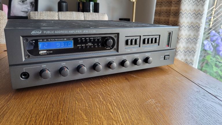 JEDIA JPA-1120 public address 120w amplifier and tuner