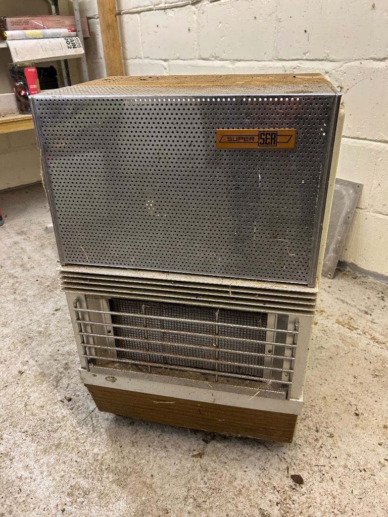 Vintage Super SER Gas Heater – Retro Workshop/ Garage + 15kg Calor Gas Cylinder