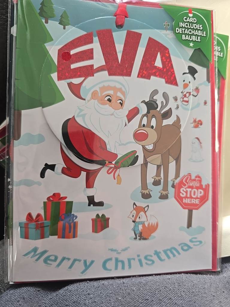 Personalised christmas cards