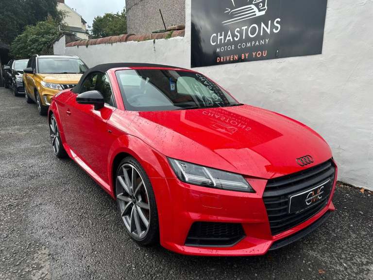 AUDI TT Convertible Red S-Line Black Edition Manual Petrol 2018