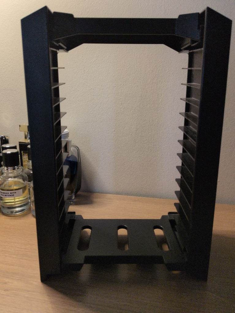 30cm Black PS4 PS5 Game Disc Holder Storage Rack Stand Organiser