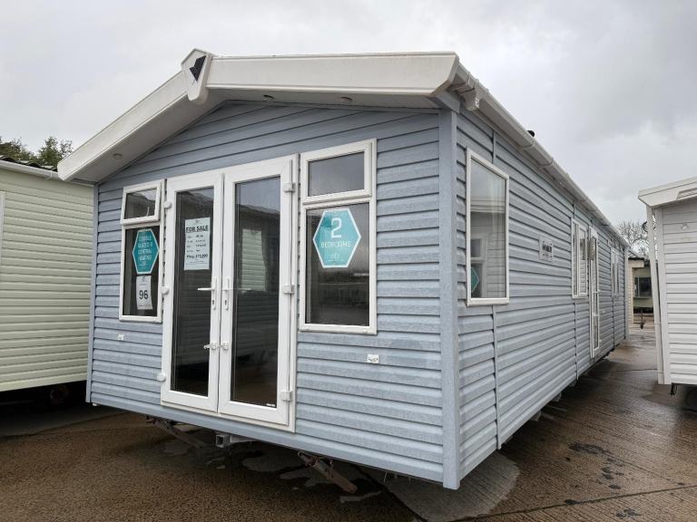 2 Bed Static Caravan - DG, CH, French Doors - Offsite For Own Land / Self Build