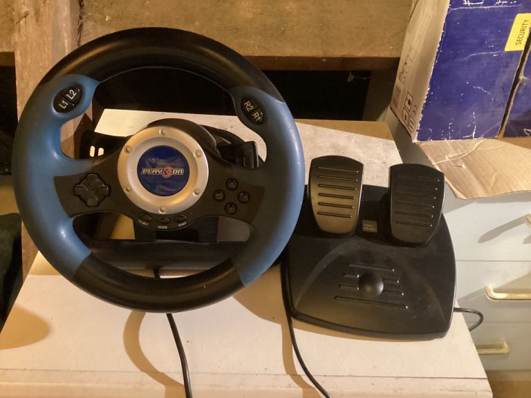 PlayStation steering wheel 