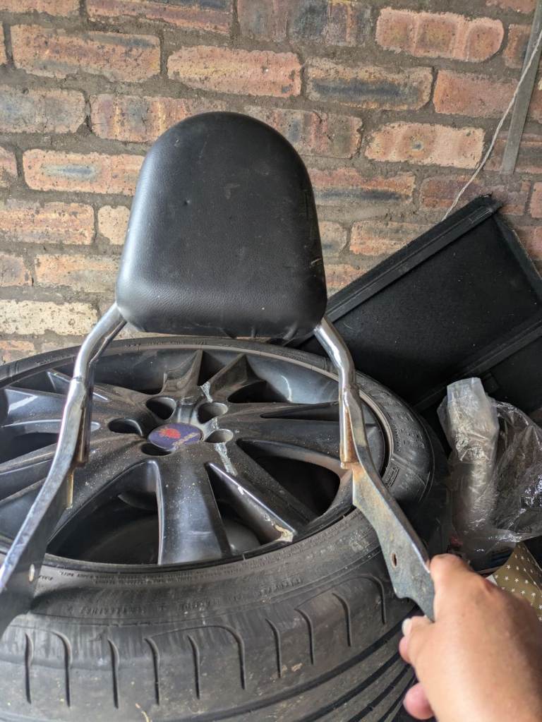 Backrest hyosung motorbike