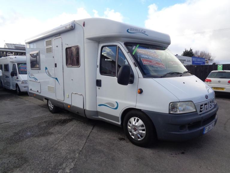 Hymer Eriba Car Style 576 4 Berth Fiat Ducato DIESEL MANUAL 2004/04