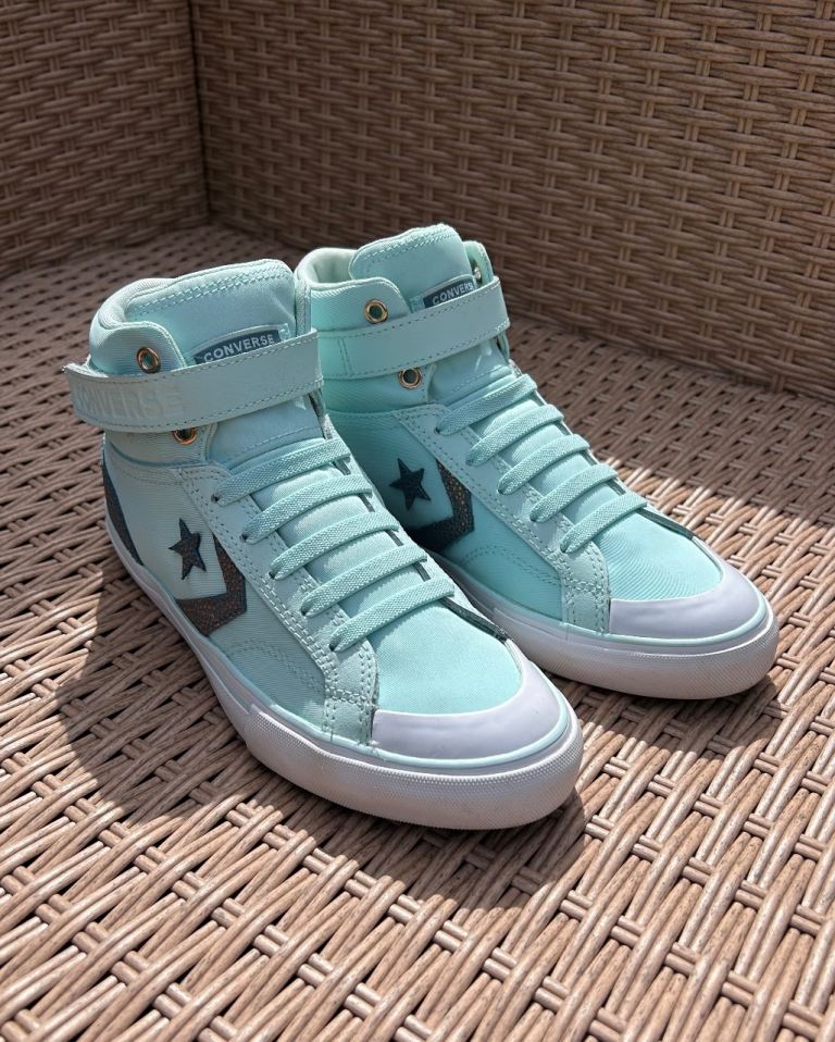 Converse High-Top Trainers - UK 4.5, Mint Green
