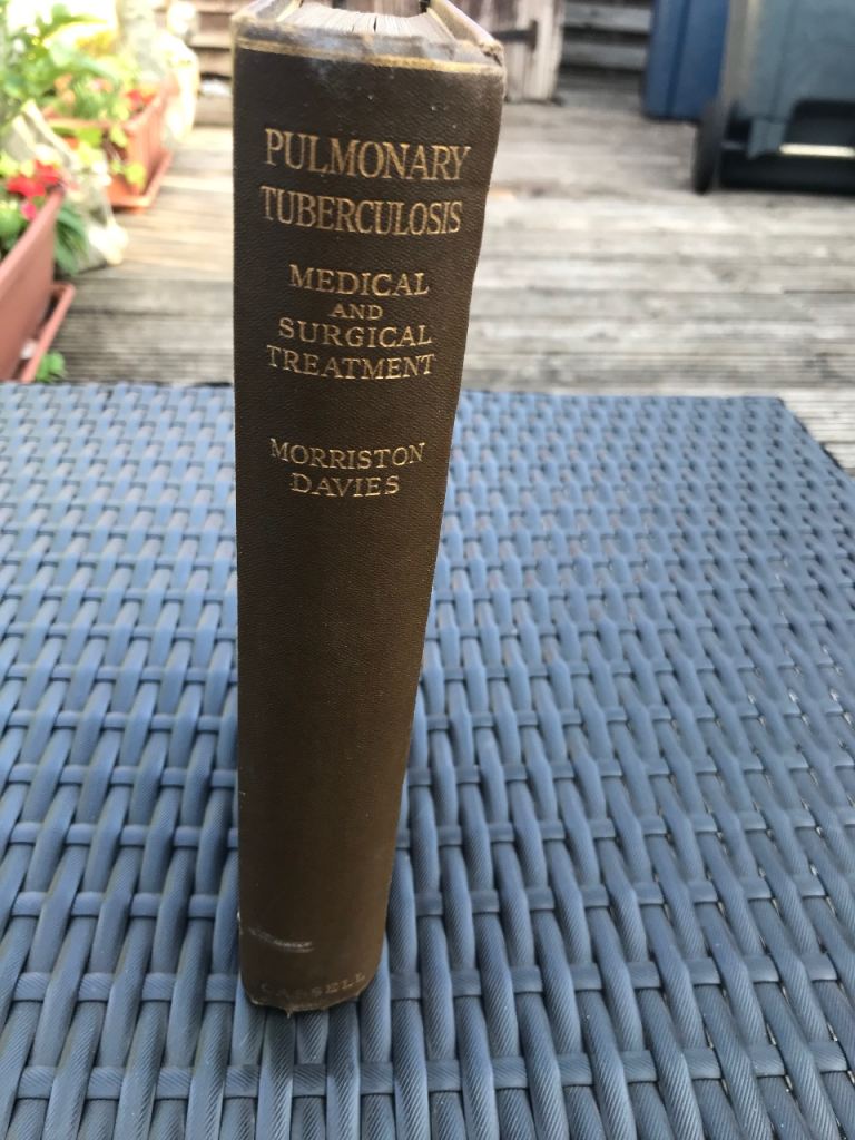 Rare Antique 1933 Medical Book: Pulmonary Tuberculosis. 