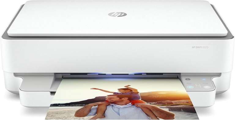 HP ENVY 6020 All‑in‑One Printer – Wireless Printing – White