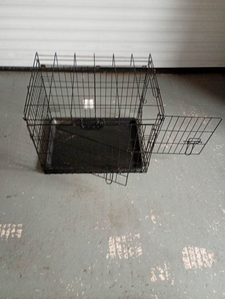 Small dog metal cage 