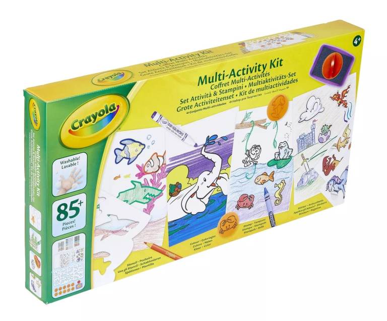 6x Crayola Deluxe Creative Multi Activity Kit 85+ Pcs Colouring Set - RRP £144