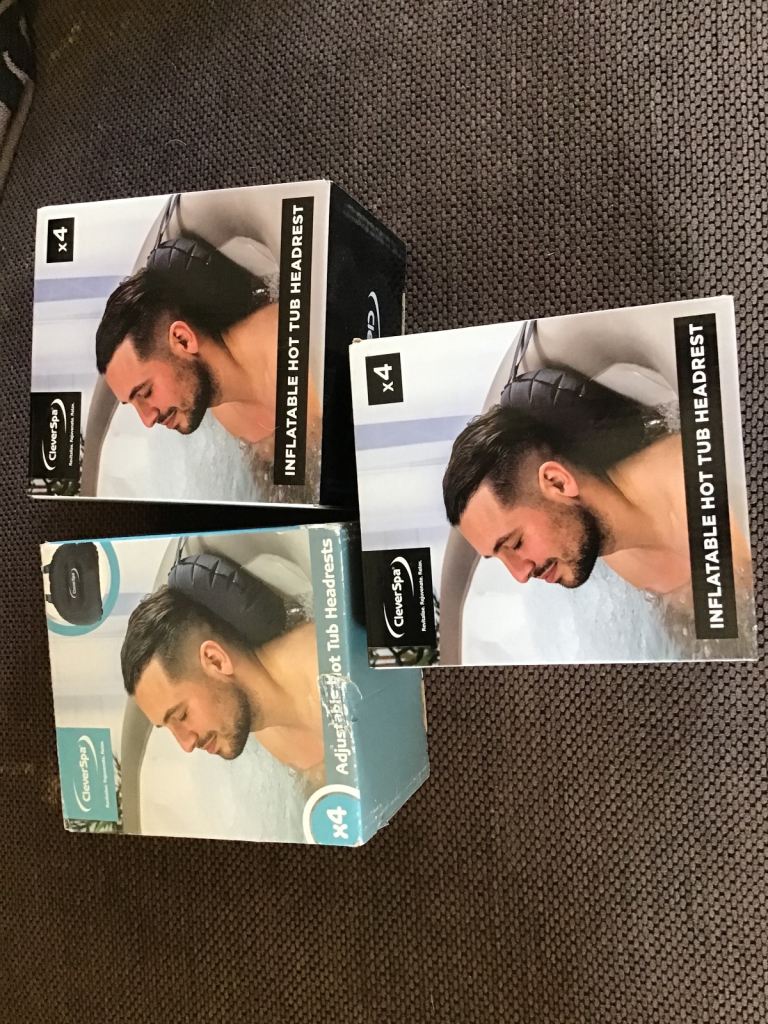 CLEVERSPA inflatable hot tub Headrests  BOXED MINT NEW 3 BOXES