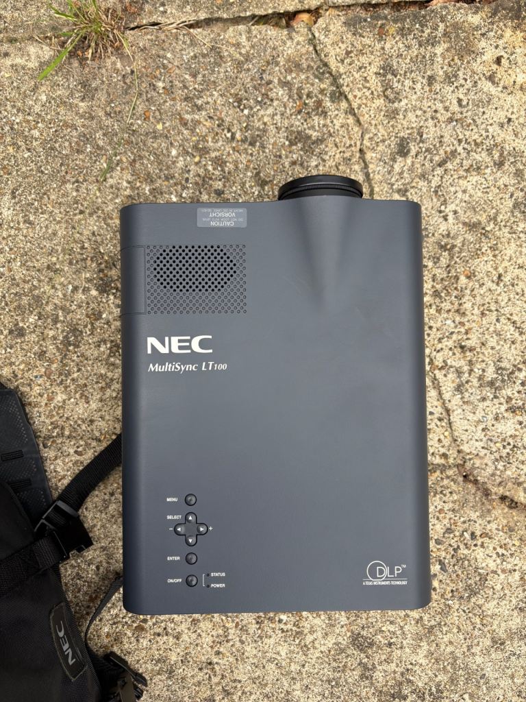 Used Nec Technologies Multi Sync LT100 Portable Projector Works great!