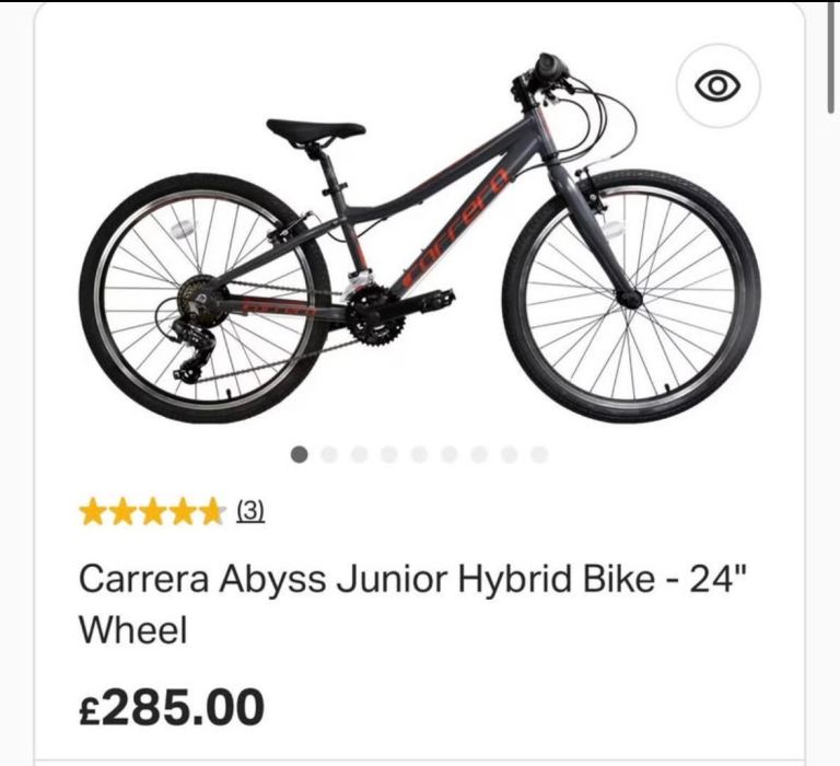 Carrera junior bike 