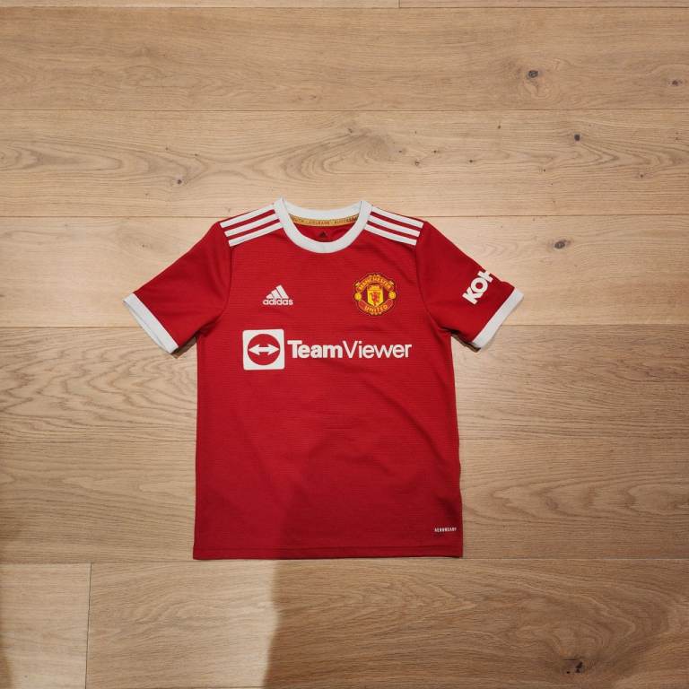 Adidas Manchester United Teamviewer Bruno Fernandes 18 Portugal World Cup champions league Red Shirt