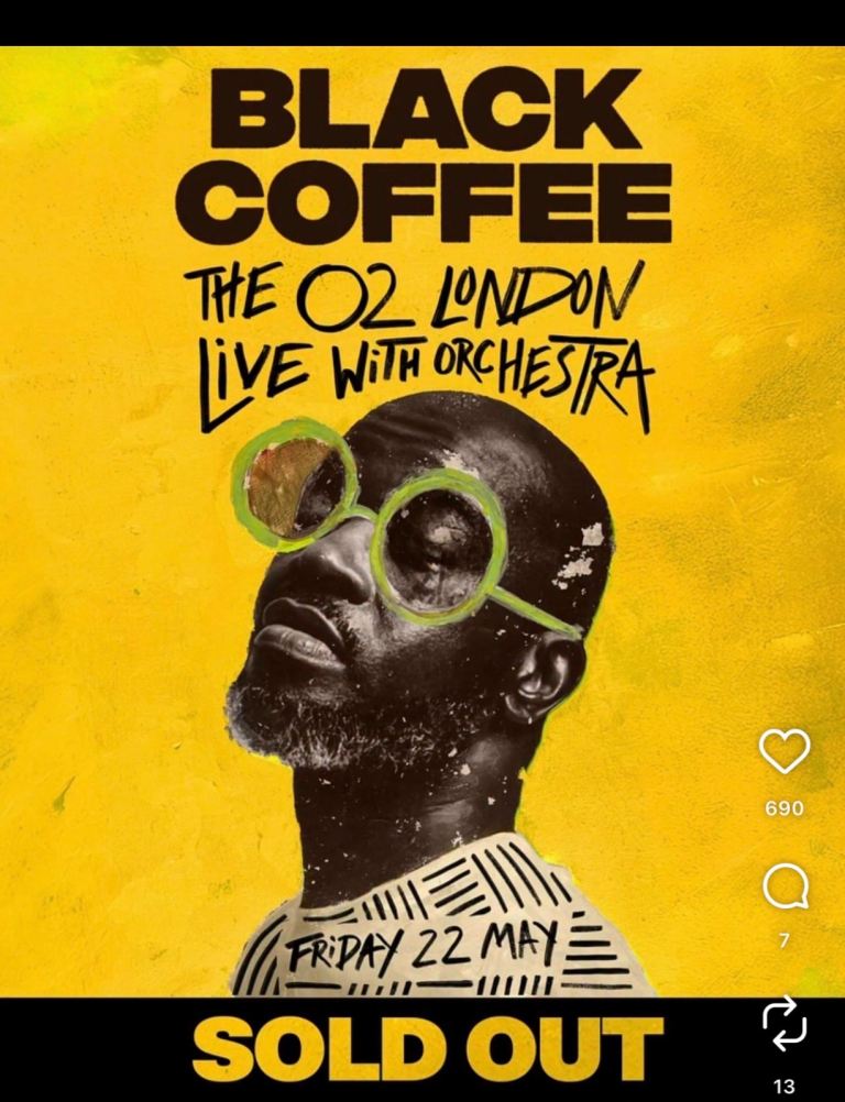 BLACK COFEE WITH LIVE ORCHESTRA AT 02 London 