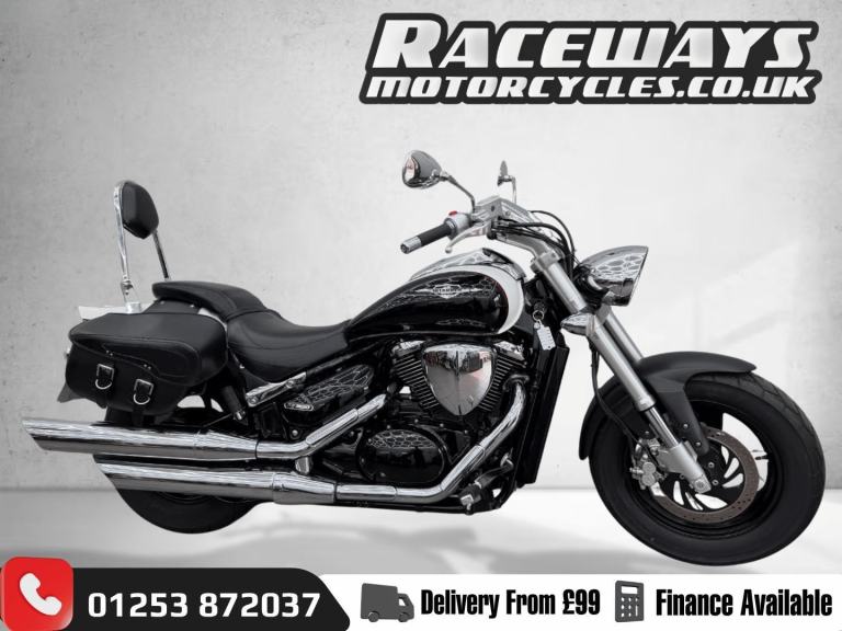 SUZUKI VZ800 INTRUDER 2010 10 REG 11,772 MILES BLACK USED MOTORCYCLE 805CC