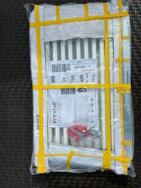 Radiator - Brand new Revive2 Single Panel, Single Convector Compact Radiator, 700(H) x 400(W)