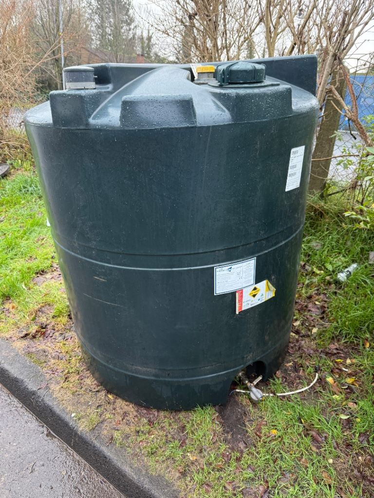 1300 Litre Oil Tank - 2 Years Old