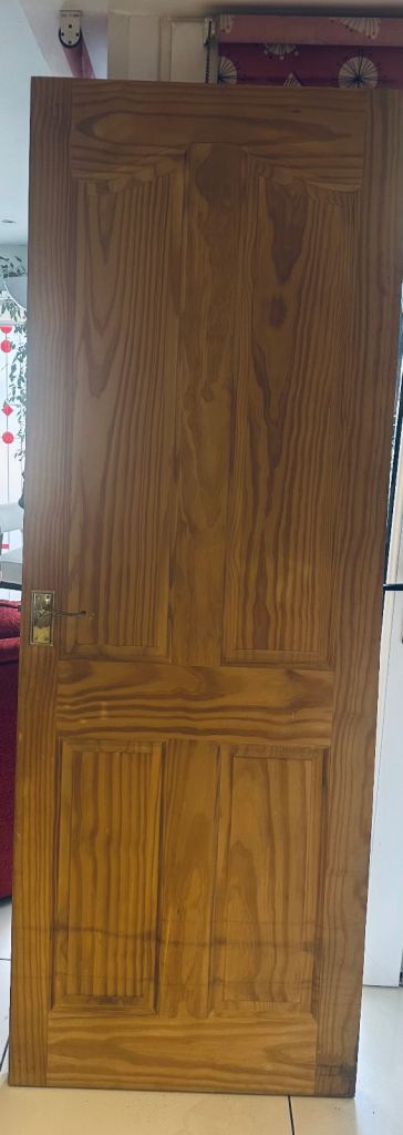 Premium Internal Wooden 4 Panel Door -  New