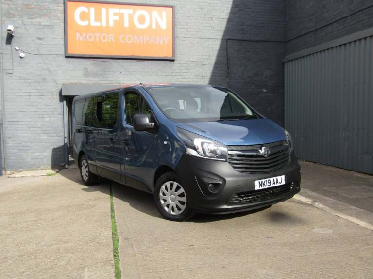 2019 Vauxhall Vivaro 2900 1.6CDTI 120PS H1 Combi 9 Seat MPV Diesel Manual