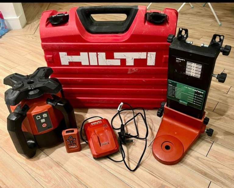 Hilti PR 3-HVSG A12 — a rotating green laser level