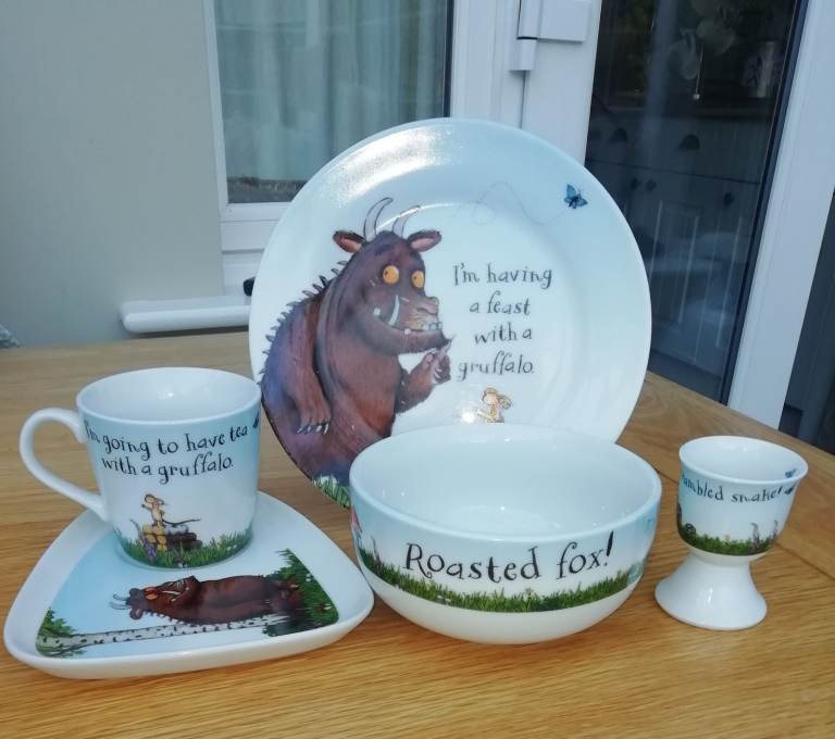 Gruffalo ceramic table wear 