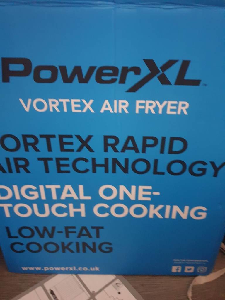 PowerXL Vortex Air Fryer - Digital One-Touch Cooking, Low-Fat