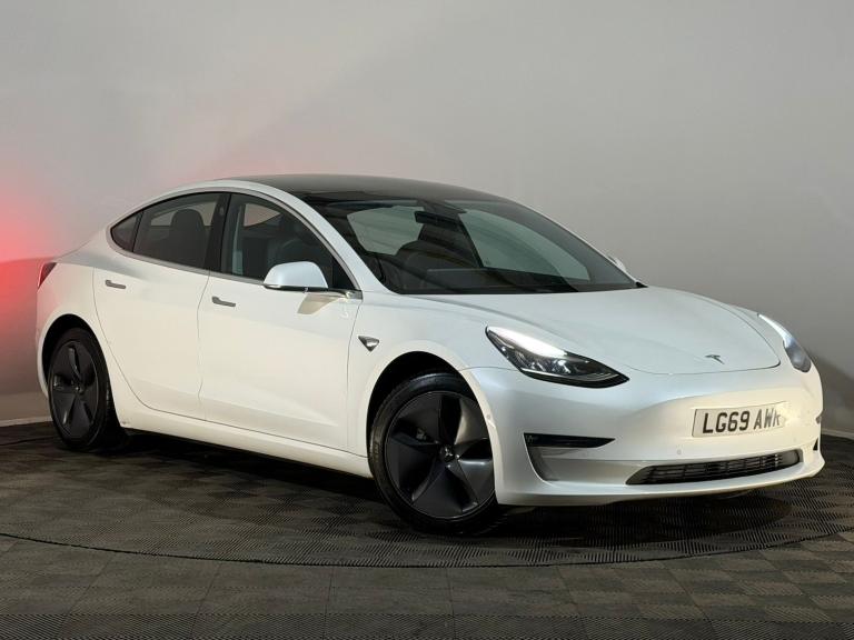 WHITE 2019 69 TESLA MODEL 3 LONG RANGE DUAL MOTOR ELECTRIC 4WDE AUTOMATIC AWD