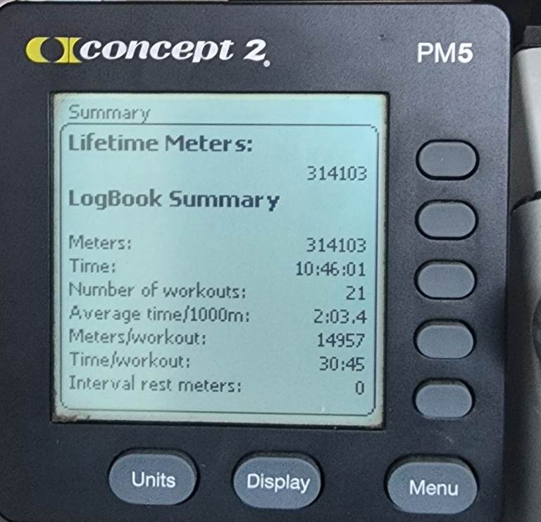 2024 as new Concept 2 BIKEERG PM5 bike erg concept2 