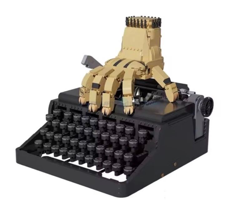 2330 Piece Wednesday Addams Thriller Typewriter Building Block