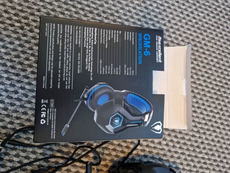 Gm-6 wired gaming headset 