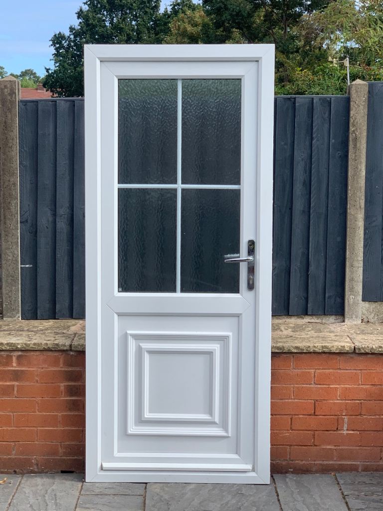 UPVC DOUBLE GLAZED BACK DOOR SIDE DOOR KEY 87.5cm Wide 209cm HIGH Can Deliver