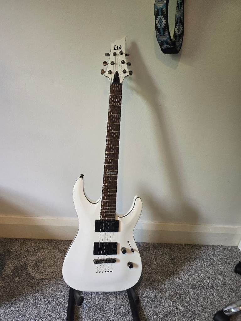 LTD H-330NT Snow White Electric Guitar 