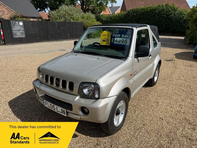 2005 Suzuki Jimny 1.3 O2 3dr CONVERTIBLE Petrol Manual