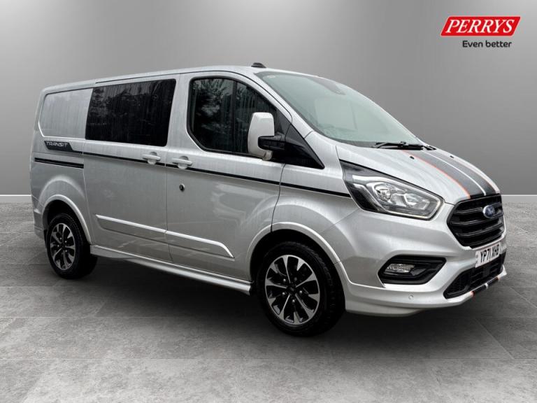2021 Ford Transit Custom 2.0 EcoBlue 185ps Low Roof D/Cab Sport Van Auto Crew Bus DIESEL Automatic