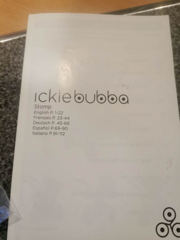 Ickle bubba stomp 3 in 1 travel system 