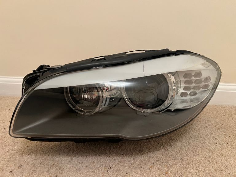 BMW F10 F11 2010-16 Pre LCI HeadLight Adaptive Bi Xenon Passenger Side Nearside