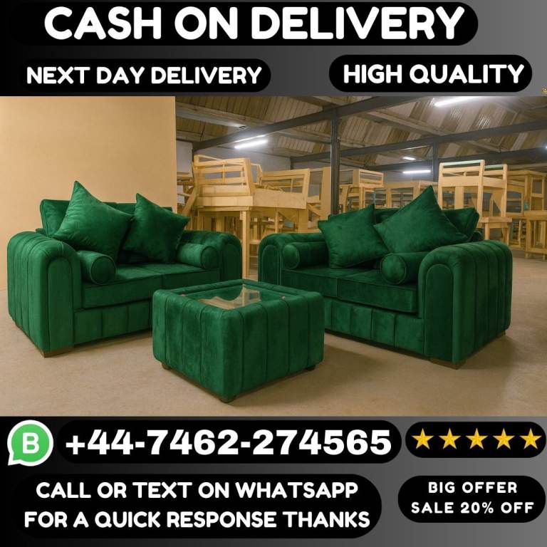 “Stylish Corner & 3+2 Lilly Sofas at Hot Prices!”