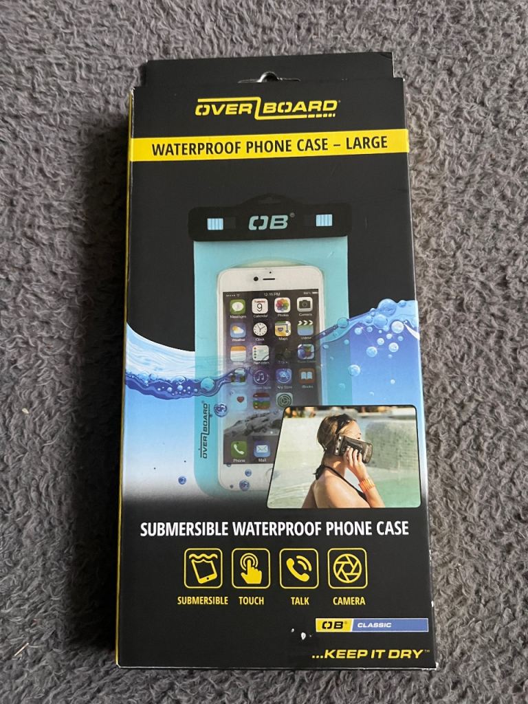 image for Waterproof Phone Case Large New Turquoise OverBoard New 