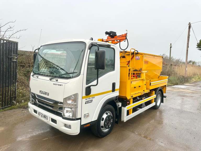 2021 ISUZU FORWARD N75.190 PHOENIX TWIN AUGER HOTBOX 7.5 TON 3,600 MILES EURO-6