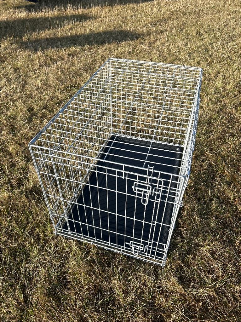 Grey Dog Crate