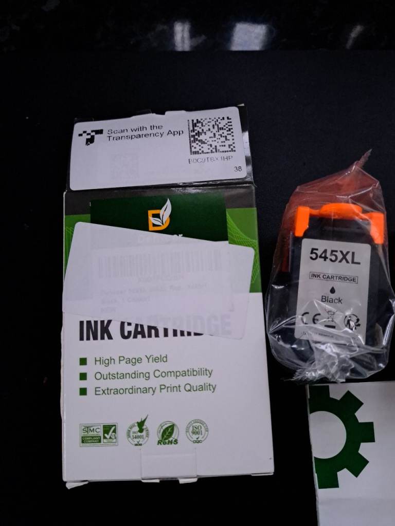 Black 545XL and Colour 546XL Ink Cartridge - High Page Yield