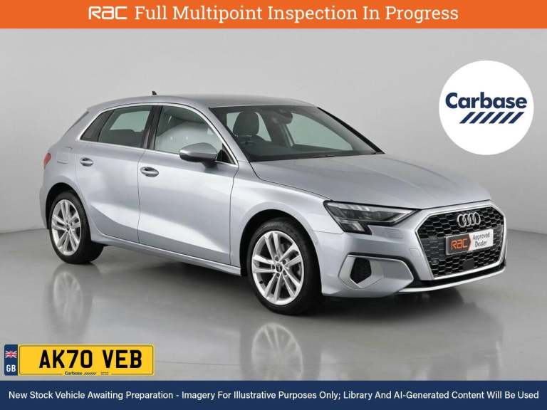 2020 Audi A3 1.0 TFSI 30 Sport Sportback 5dr Petrol Manual Euro 6 (s/s) (110 ps) Hatchback PETROL...
