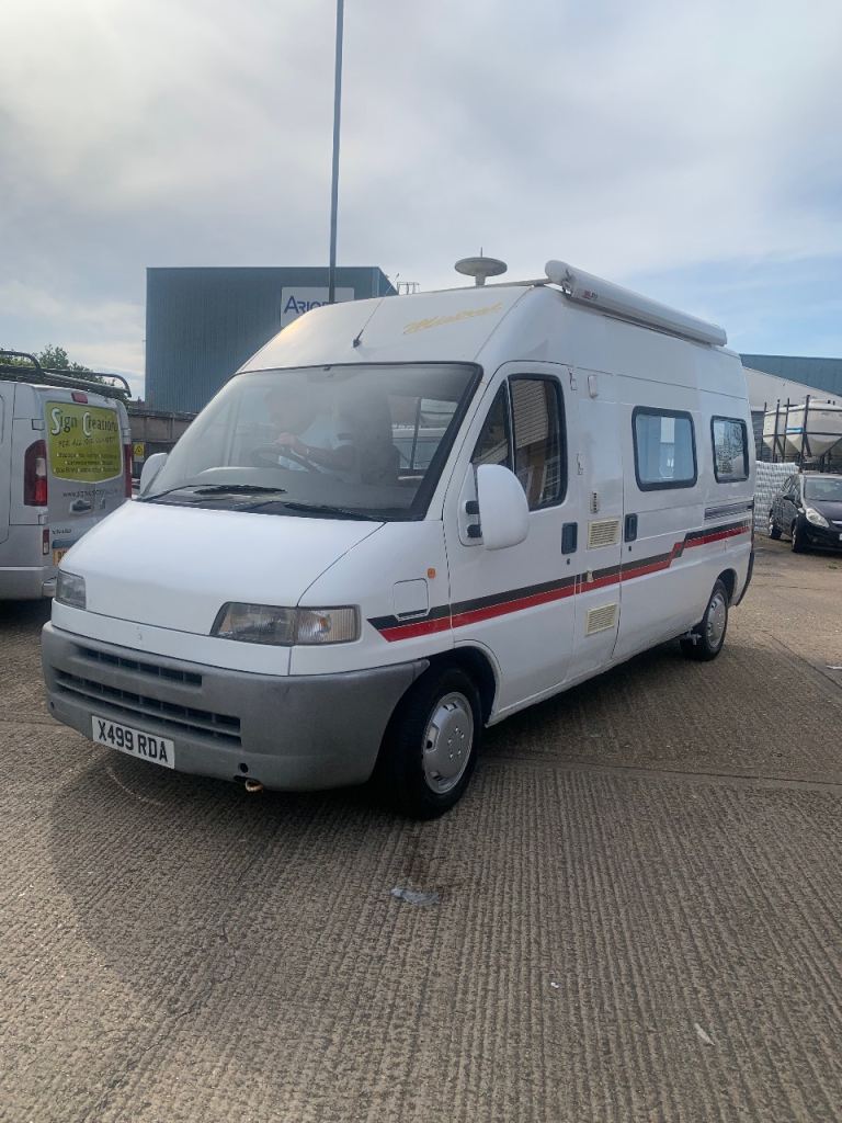 2.8 Fiat Ducato 2 berth motorhome campervan off grid hightop camper with toilet shower 