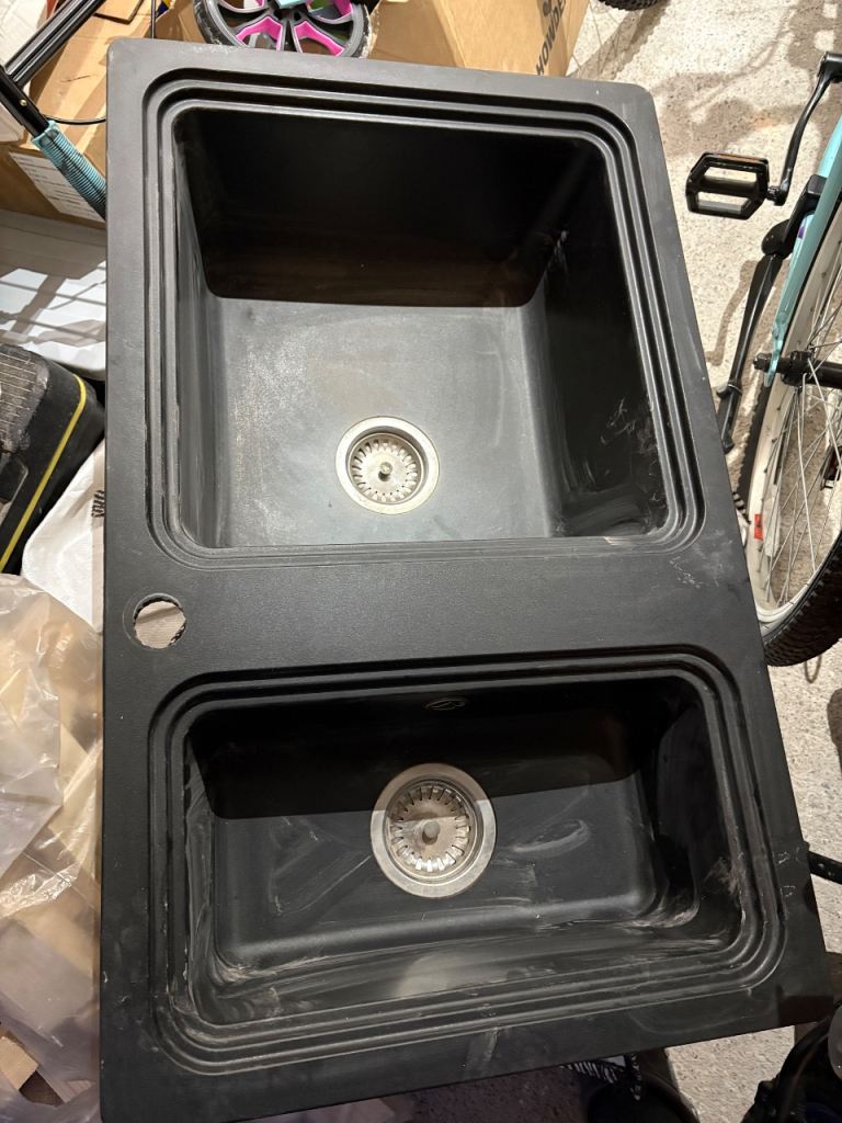 Kitchen sink. 