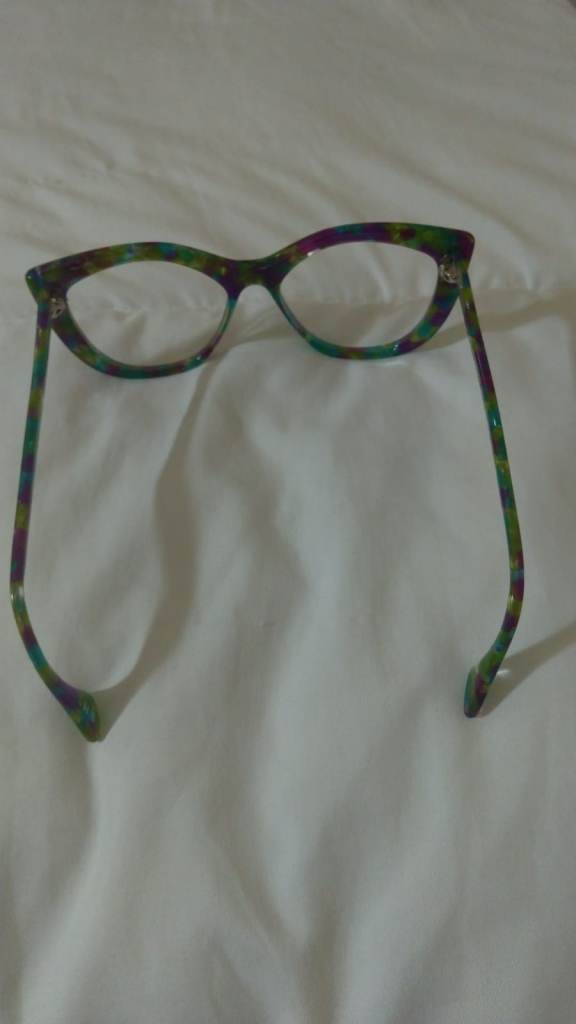 Butterfly P C.206 Multi-colour Butterfly Cat Eye Glasses Frames 52-16-140