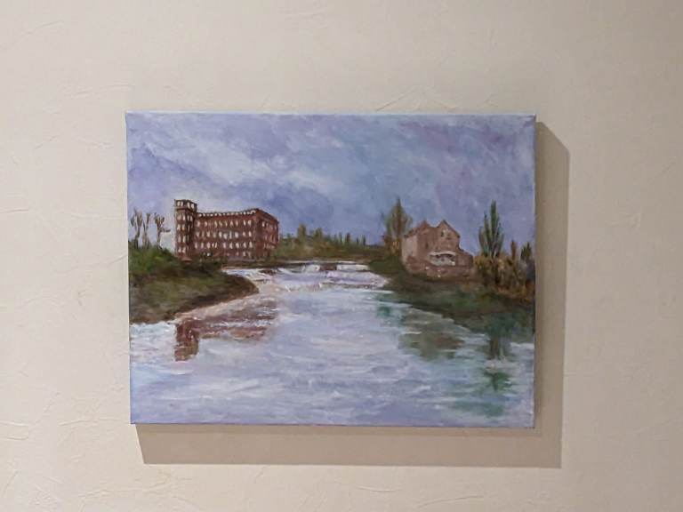 Original Oil Painting of Paisley by Paisley Artist